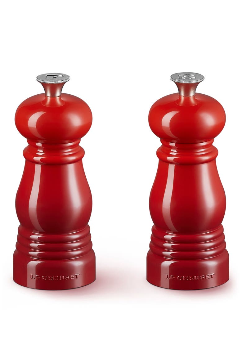 Classic Petite Salt & Pepper Mill Set, Alternate, color, CERISE
