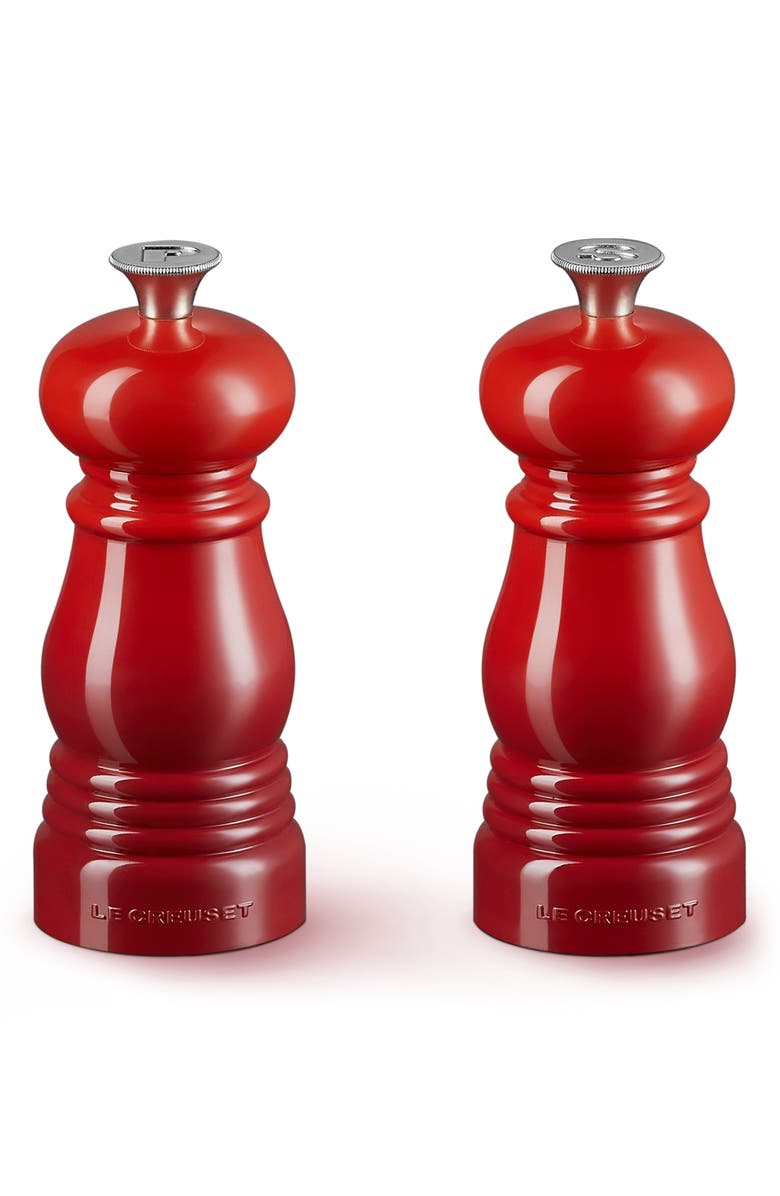 Le Creuset Classic Petite Salt & Pepper Mill Set, Alternate, color, Cerise