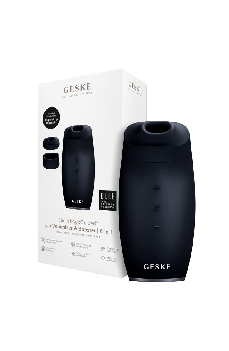 GESKE SmartAppGuided Lip Volumizer & Booster | 6 in 1, Main, color, Black