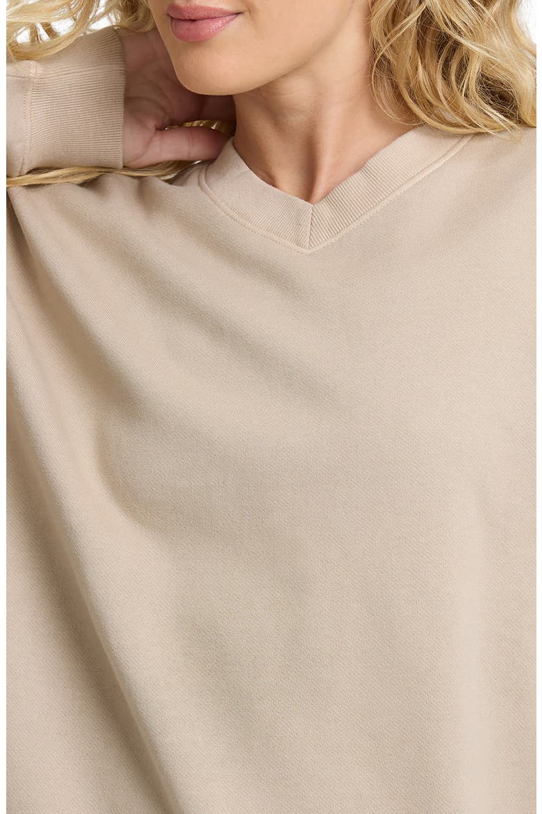 That Life V-Neck Sweatshirt, Alternate, color, COBBLESTONE