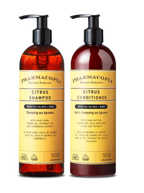 Citrus Shampoo and Conditioner Bundle - Energizing Aromatherapy
