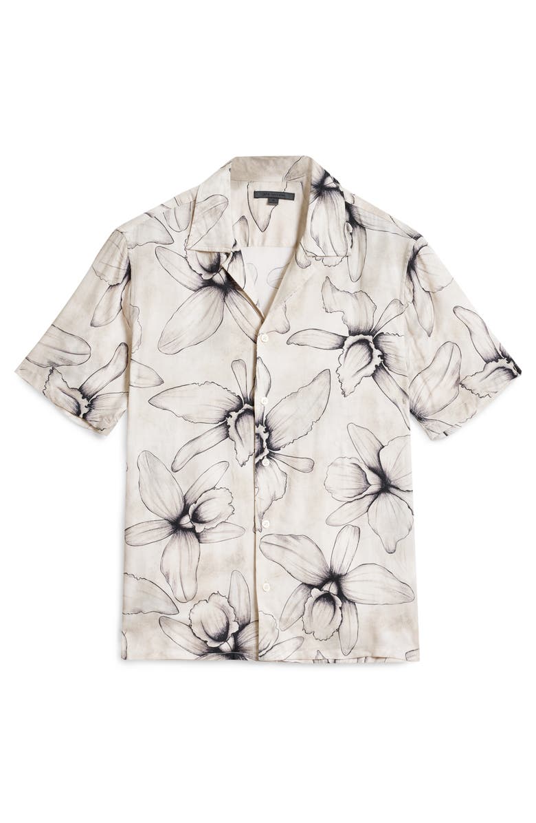 John Varvatos Dan Modal Camp Shirt, Alternate, color, 