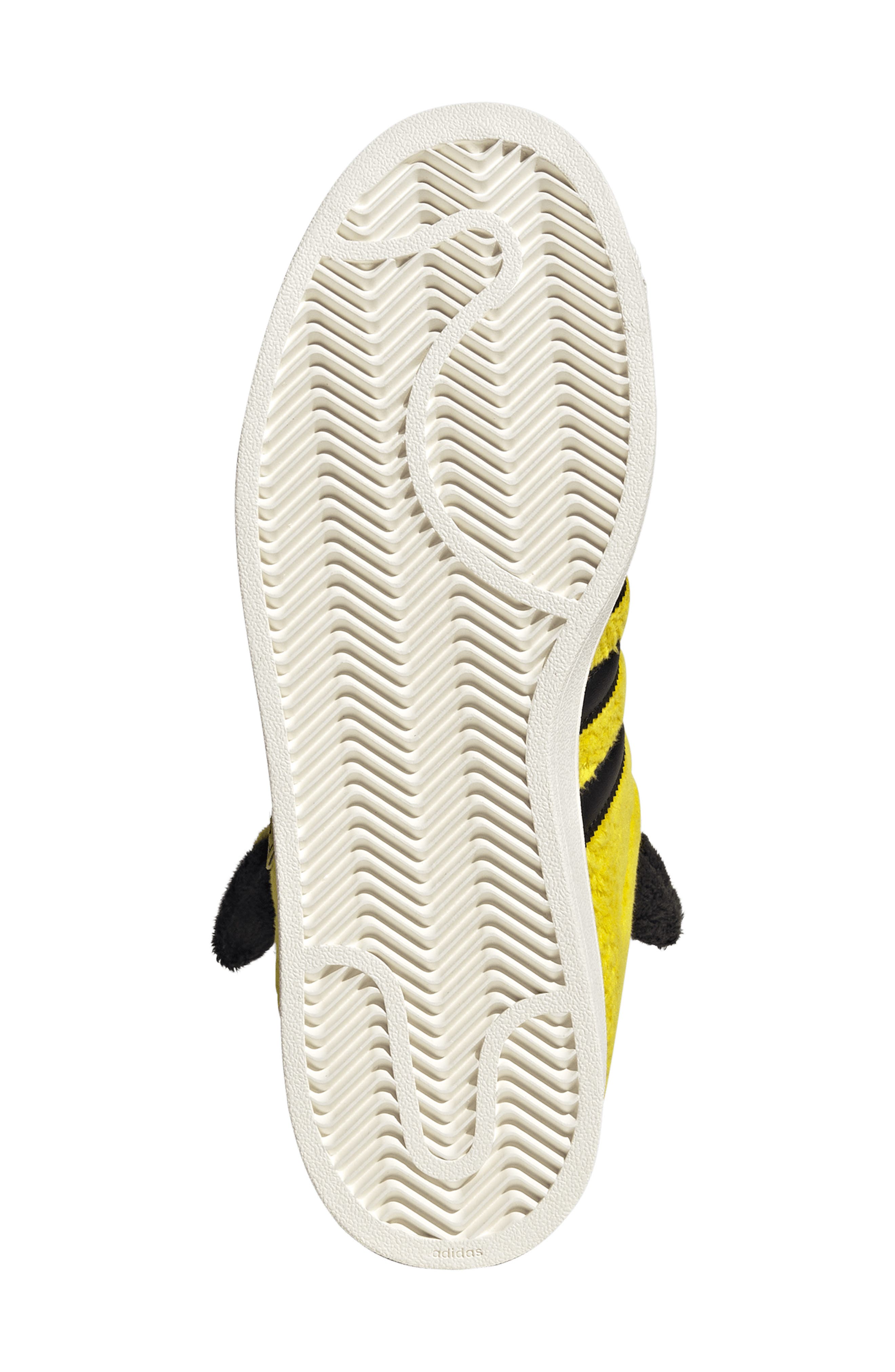 Gender Inclusive Superstar Sneaker, Alternate, color, YELLOW/ YELLOW/ CORE BLACK
