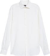 ZEGNA Cashco Cotton & Cashmere Button-Up Shirt