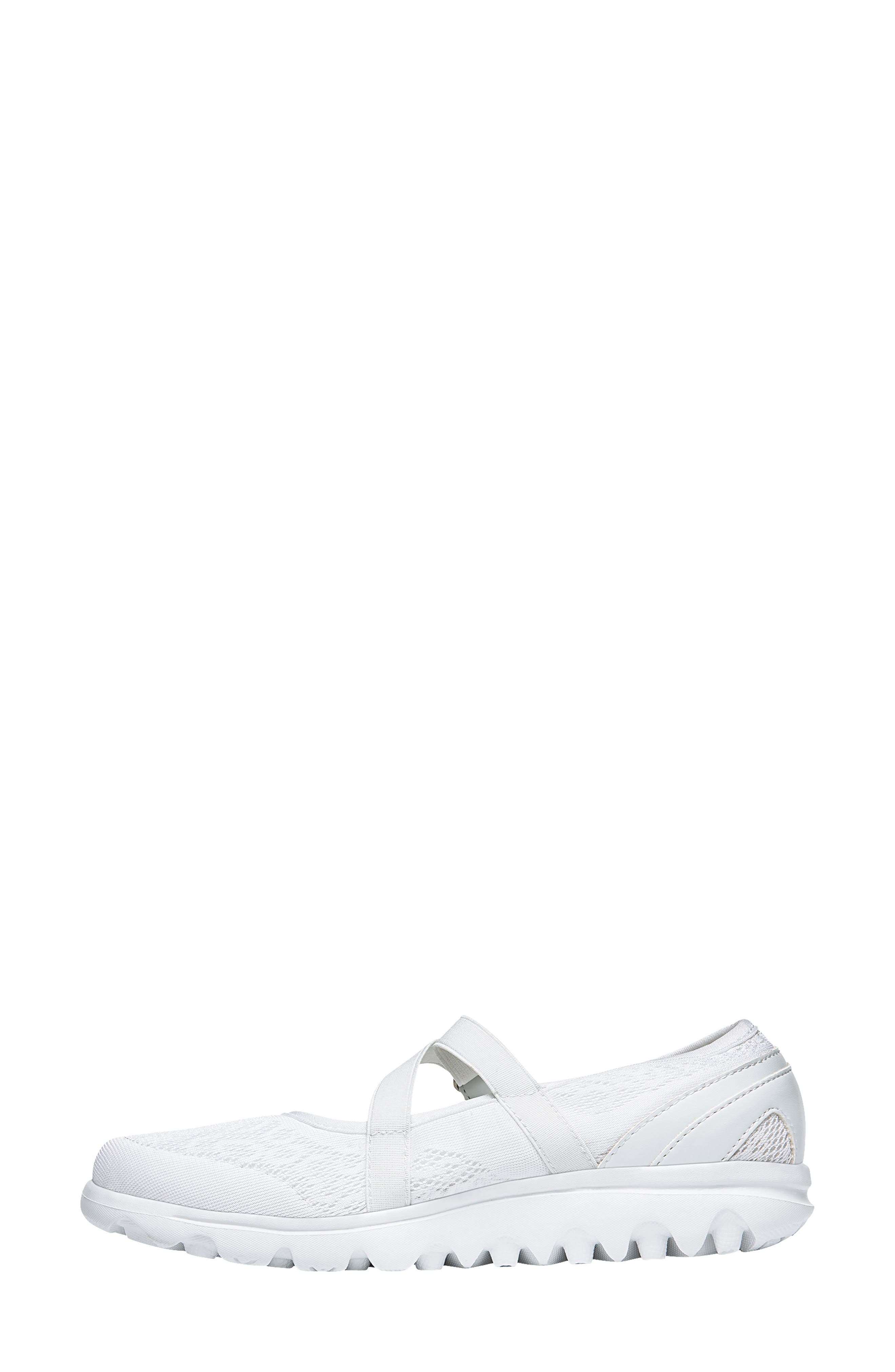 TravelActiv Mary Jane Sneaker, Alternate, color, WHITE FABRIC