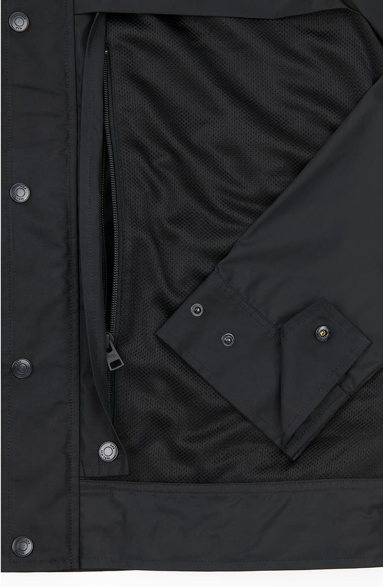 W.R.K Solid Water Resistant Mesh Hooded Jacket, Alternate, color, Black