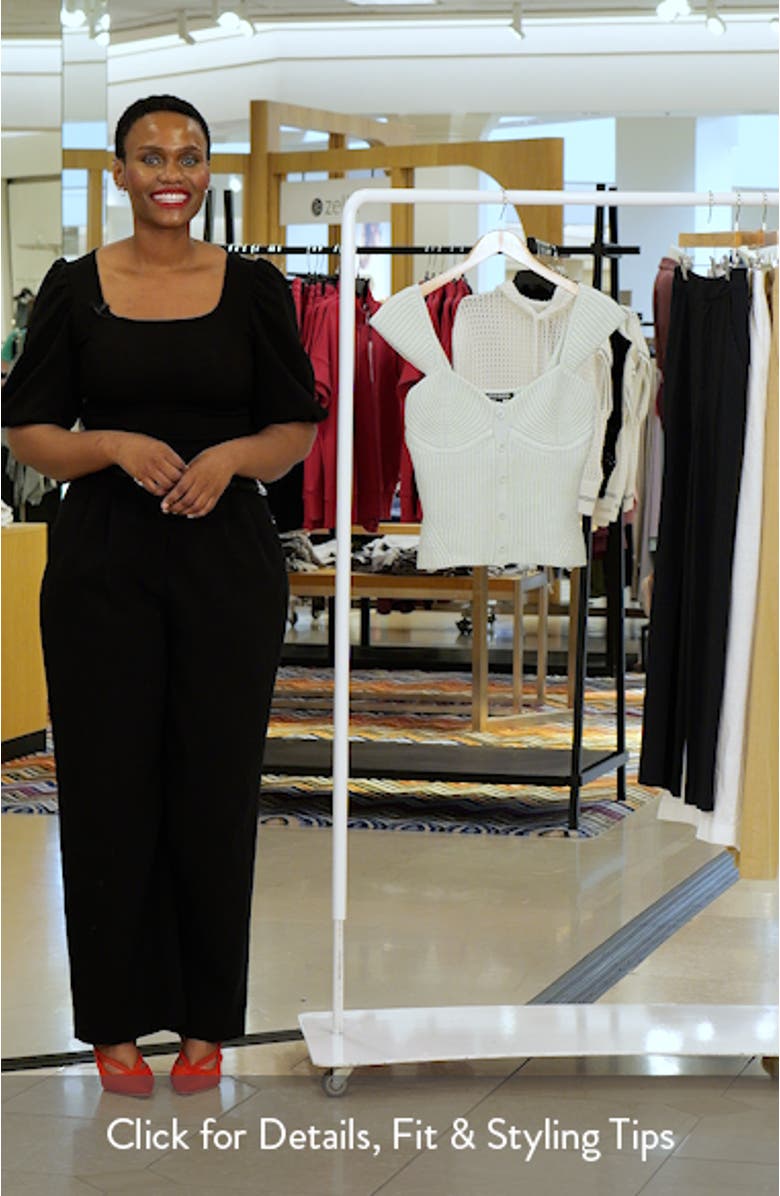 Preslee Belted Sweater Tank, sales video thumbnail