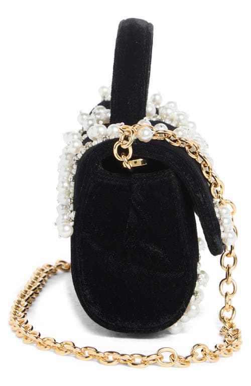 Lele Sadoughi Mini Tabitha Top Handle Bag In Black
