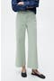 Catherin Raw Hem High Waist Culotte Jeans