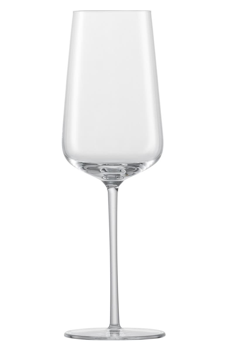 Zwiesel Glass Schott Zwiesel Vervino Set of 6 Champagne Glasses, Main, color, Clear