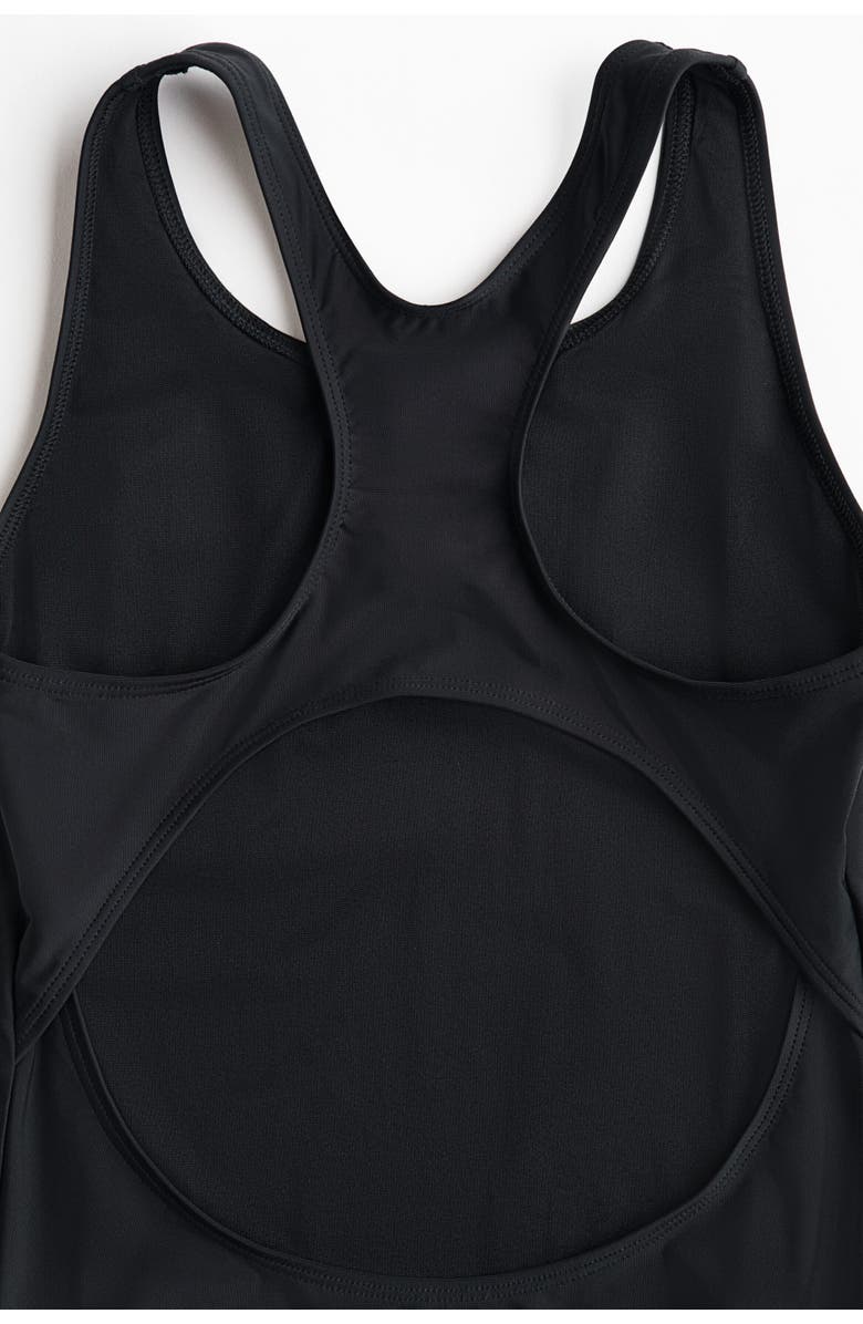 H&M Sports Swimsuit, Alternate, color, Black