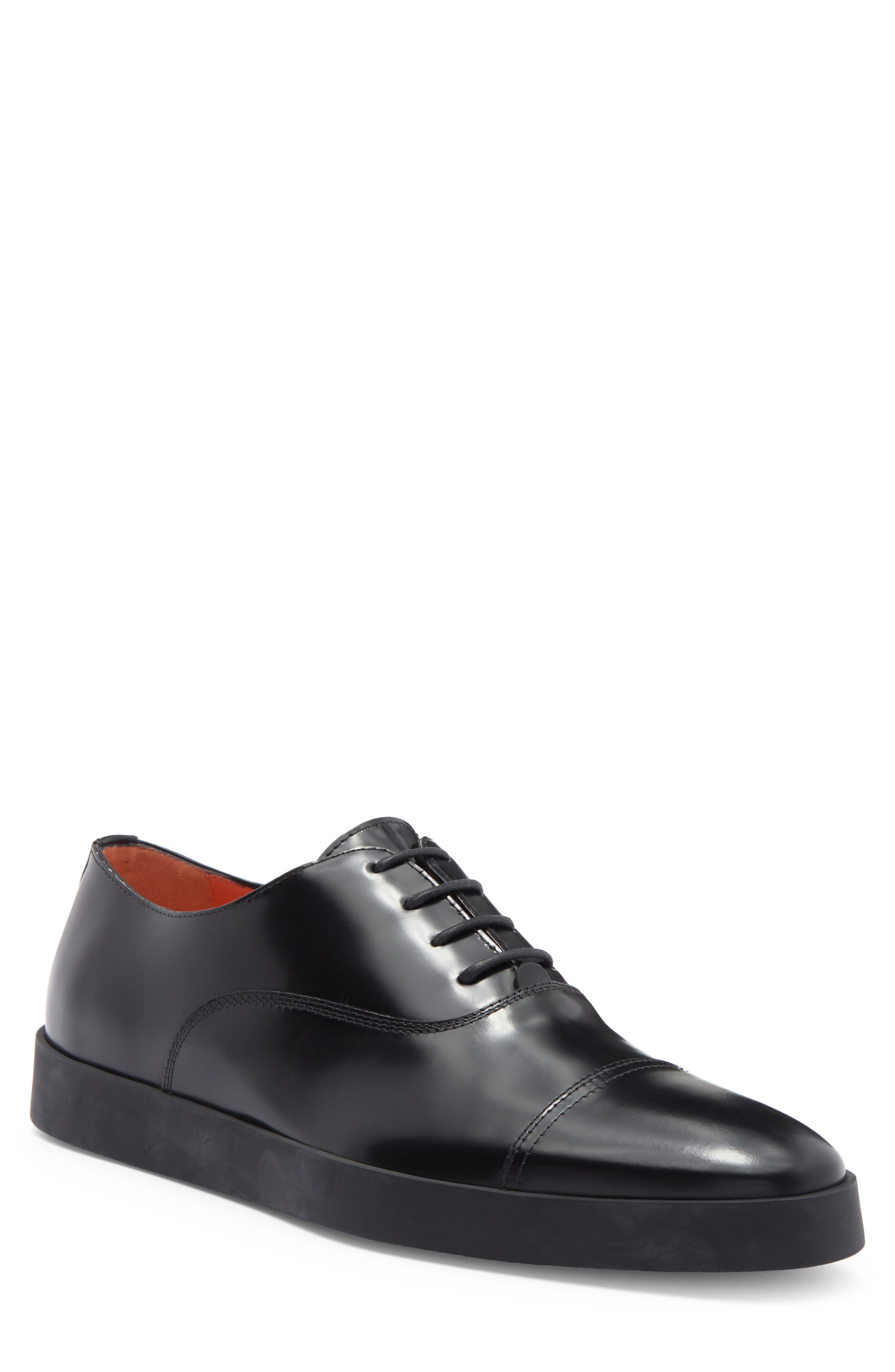 Santoni Behemoth Cap Toe Oxford Sneaker, Main, color, 