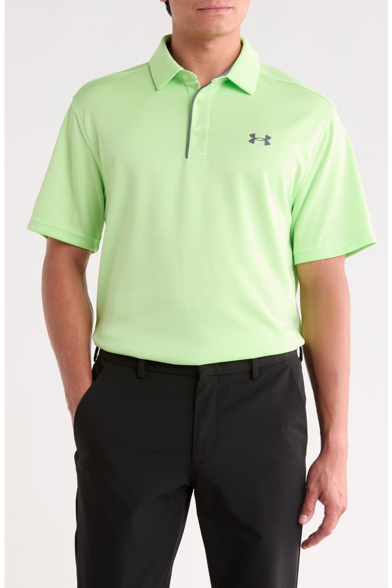 Loose Fit Tech Polo Shirt, Main, color, LUMOS LIME