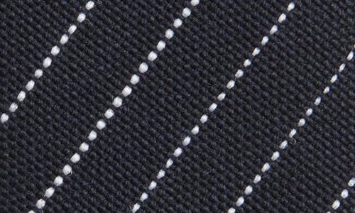 Thom Browne Classic Pinstripe Wool Tie In Blue