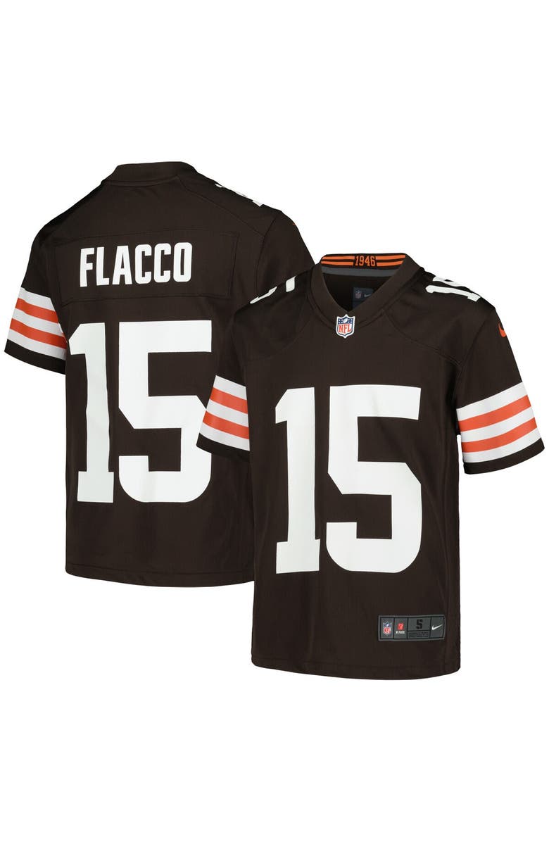 Nike Youth Nike Joe Flacco Brown Cleveland Browns Game Jersey, Main, color,