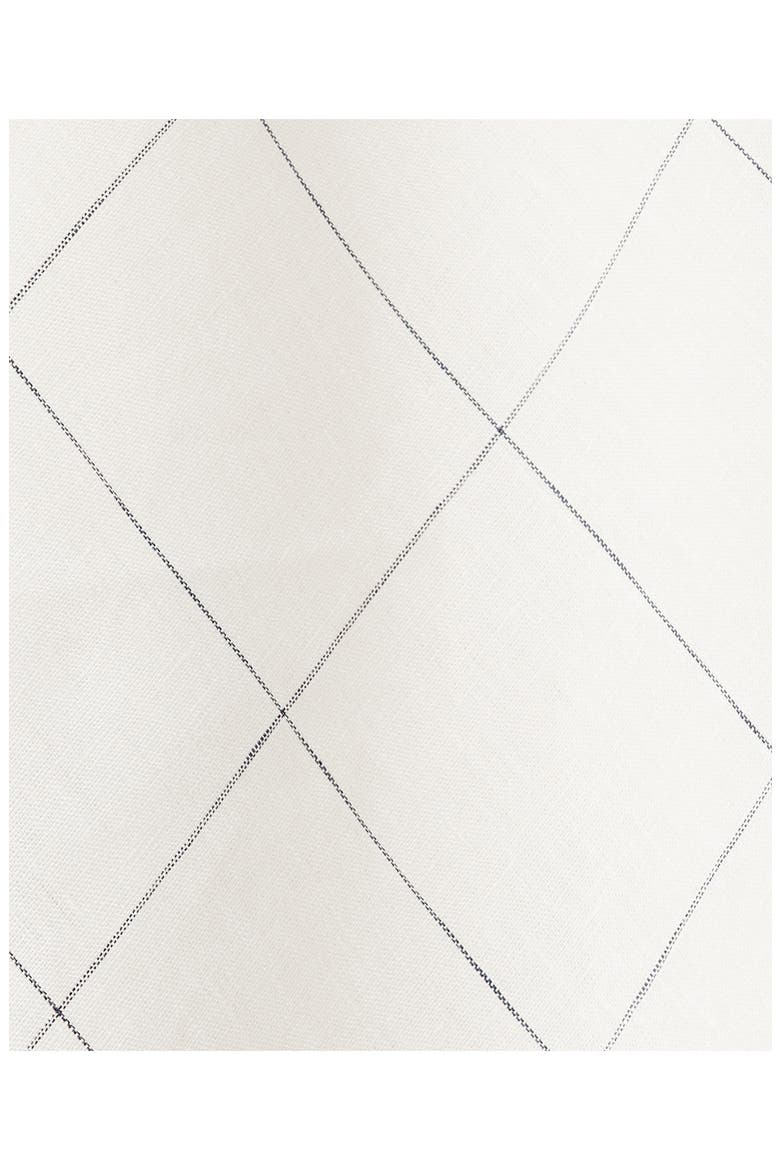 Linen Check Skirt, Alternate, color, WHITE
