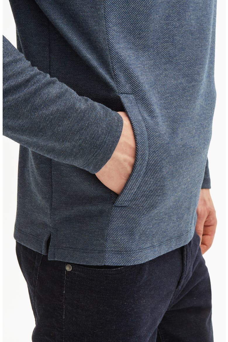 Milligan Long Sleeve Half Zip Sweater, Alternate, color, NAVY