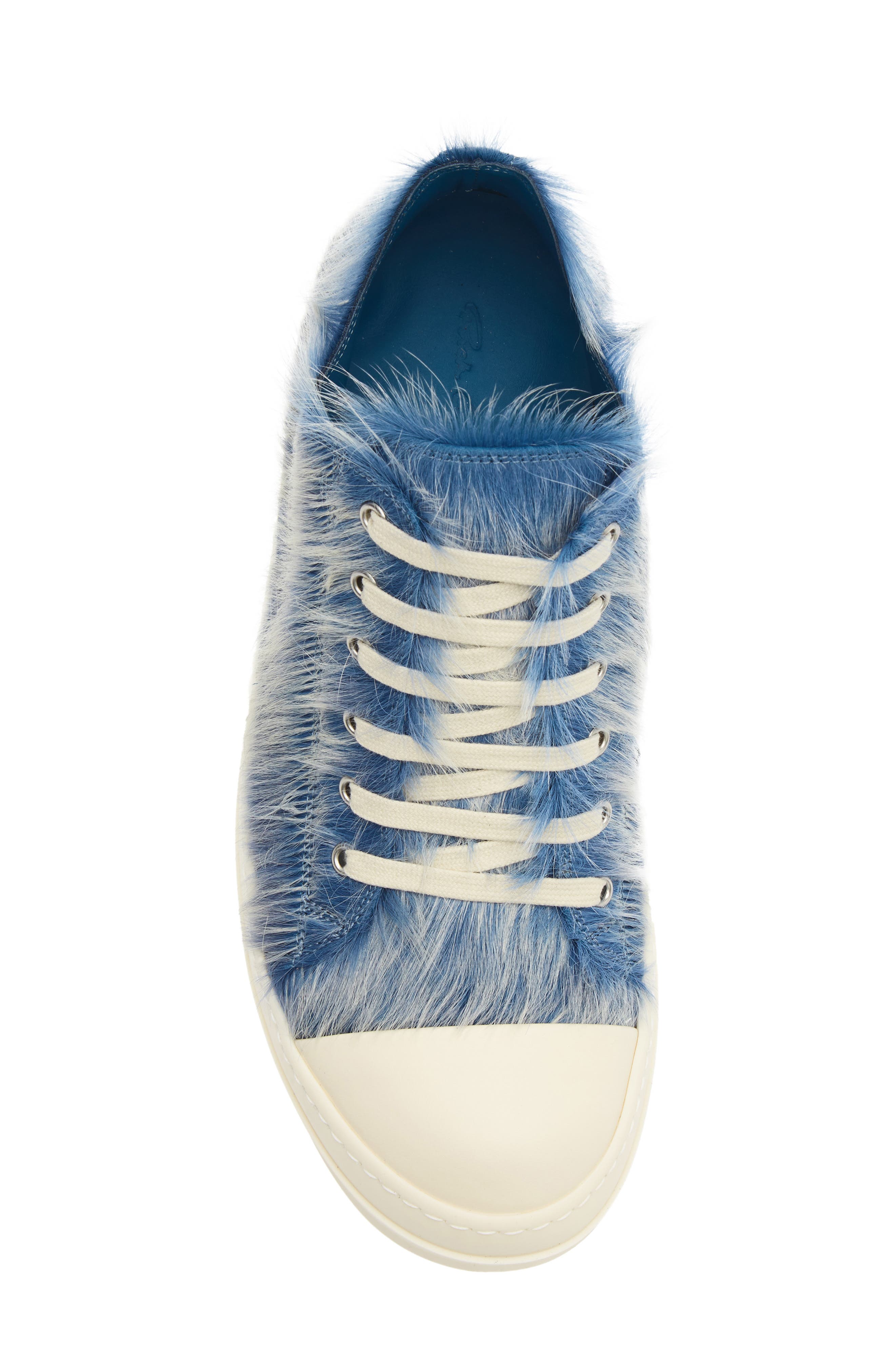 Low Sneaks Genuine Calf Hair Sneaker, Alternate, color, MELANGE/ MILK/ MILK