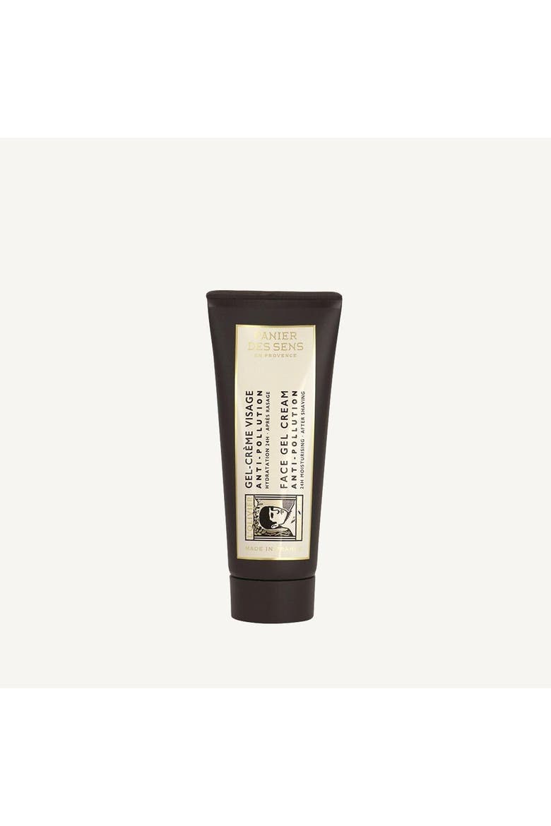 L'Olivier Anti-Polution Facial Gel Cream, Main, color, Black