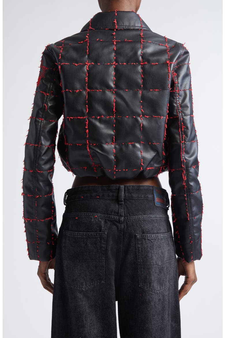 G-Winet Crop Puffer Jacket, Alternate, color, DEEP/BLACK