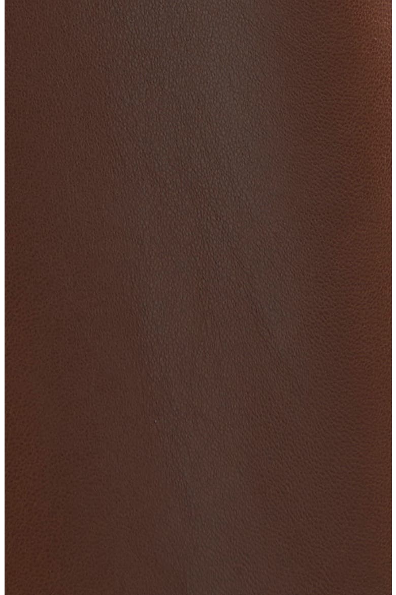 Bonnie Lambskin Leather Pants, Alternate, color, CHOCOLATE