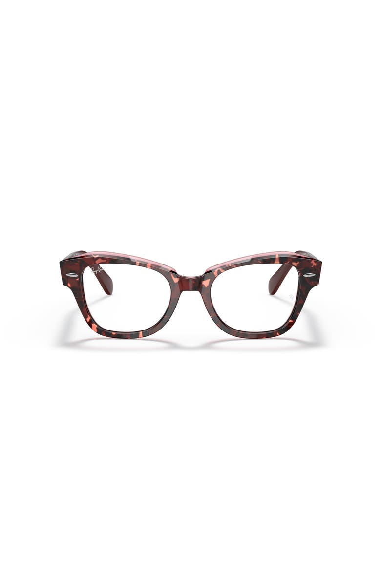 48mm Irregular optical glasses, Alternate, color, Red