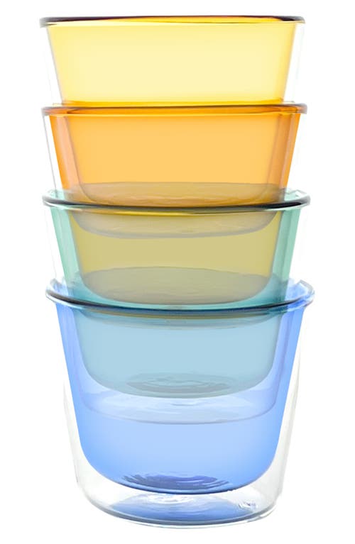 Cloudnola Rocks Set Of 4 Glasses In Multi