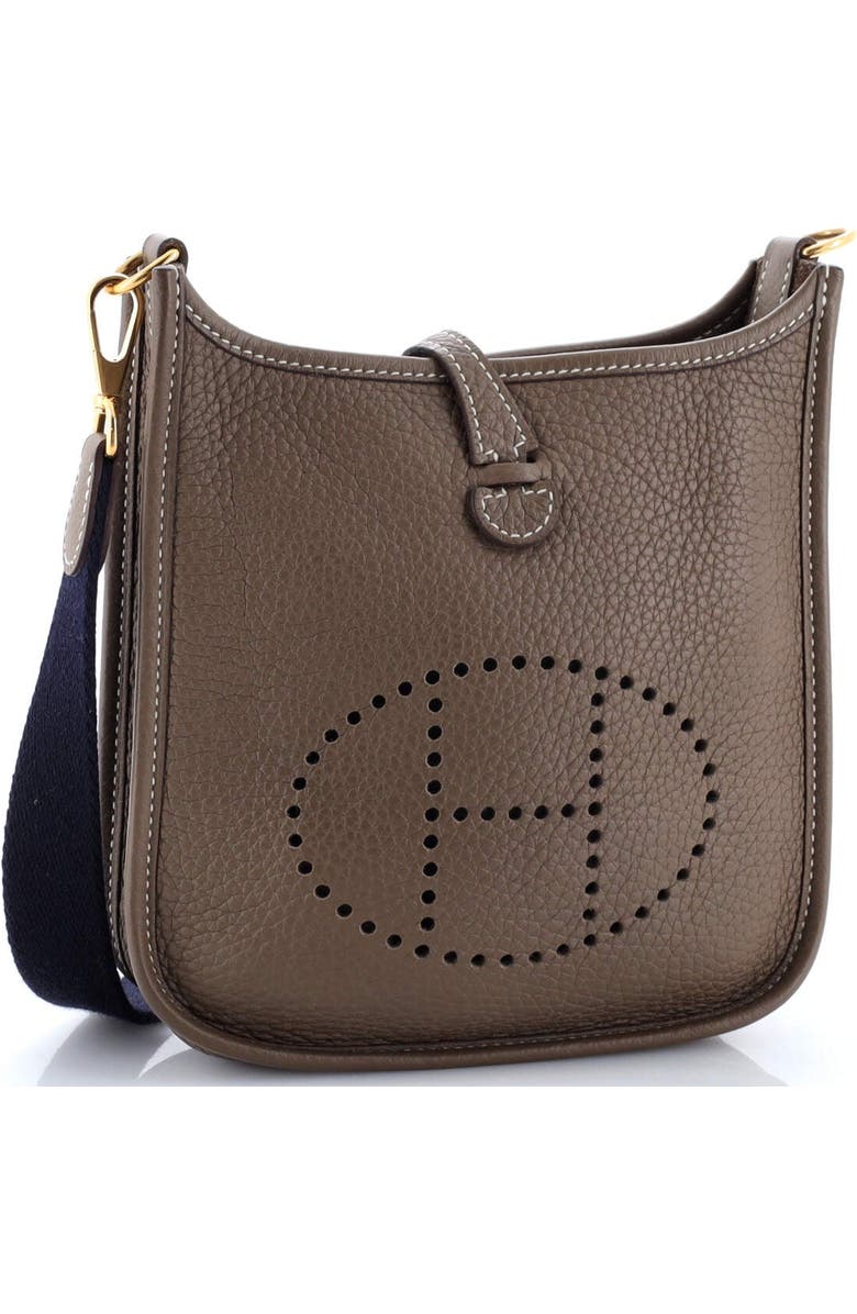 Pre-Owned Hermes Evelyne Bag Gen III Clemence TPM, Alternate, color, Etoupe