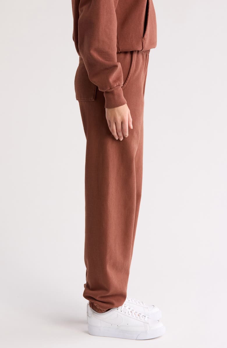 Melody Ehsani Gender Inclusive Heavy Fleece Sweatpants, Alternate, color, Milk Chocolate