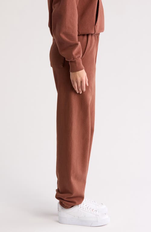 Melody Ehsani Gender Inclusive Heavy Fleece Sweatpants In Brown