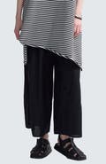 LUUKAA Elinea Printed Poplin Wide-Leg Pants