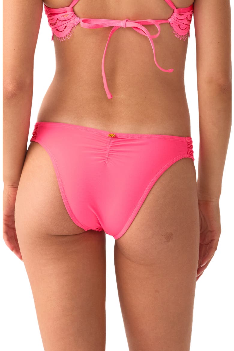 Teeny Lace Fanned Bikini Bottoms, Alternate, color, TULIP