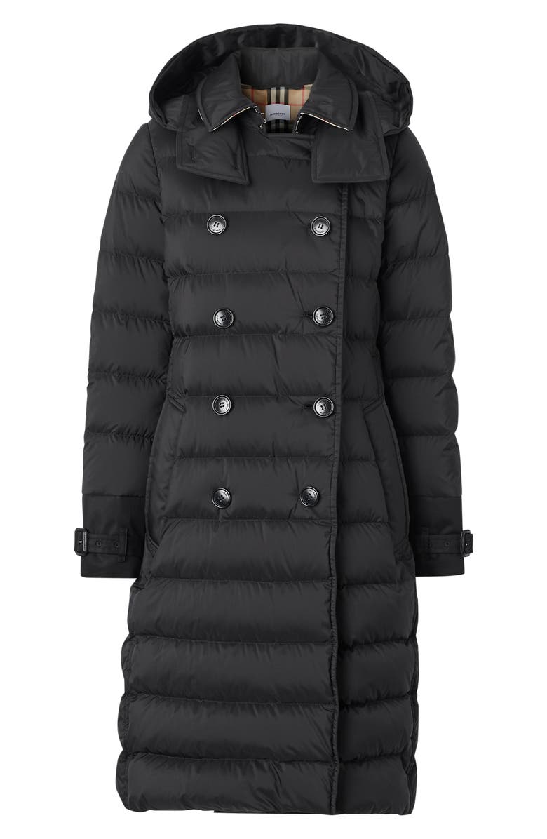 Burberry Arniston Double Breasted Puffer Coat, Alternate, color, 