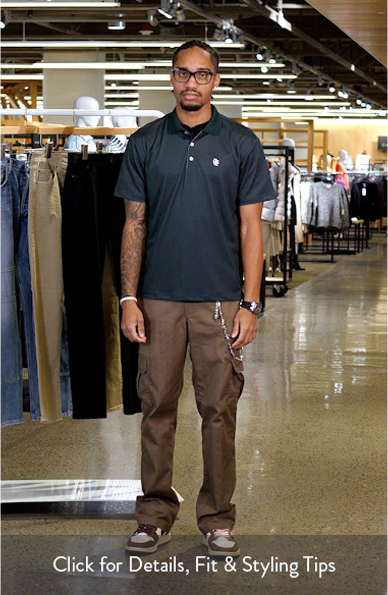 Monogram Crater Golf Polo, sales video thumbnail