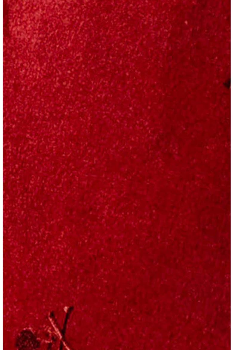 Captainskull Embroidered Peacoat, Alternate, color, RED