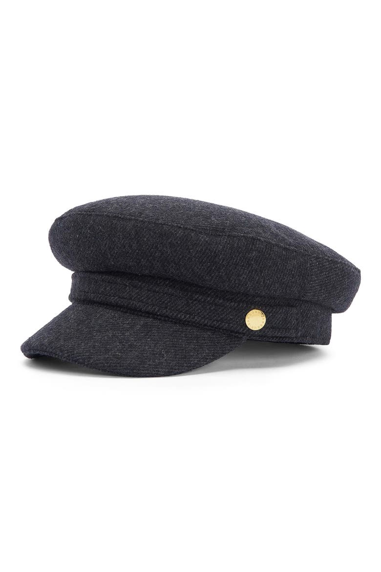 Bothal Newsboy Cap, Main, color, CHARCOAL GREY