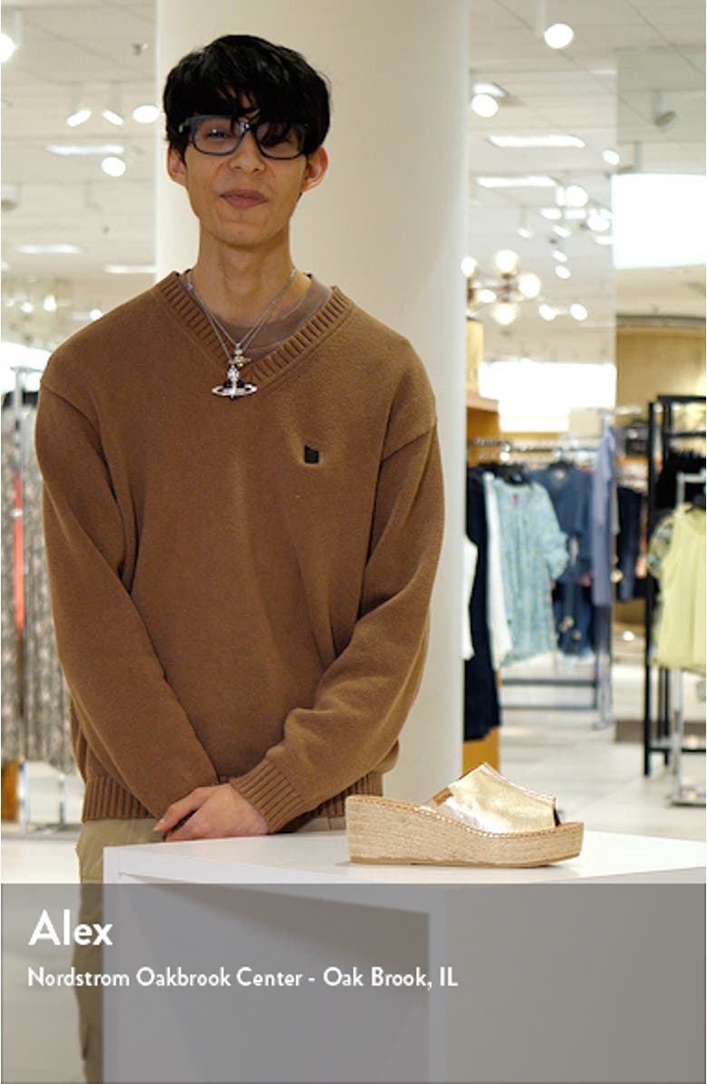 Ivonne Espadrille Platform Wedge Slide Sandal, sales video thumbnail