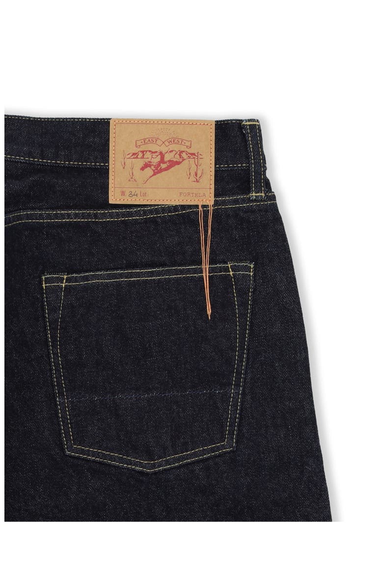 JohnJap Japan Selvedge 5 Pocket Regular Fit Denim Pants, Alternate, color, Indigo