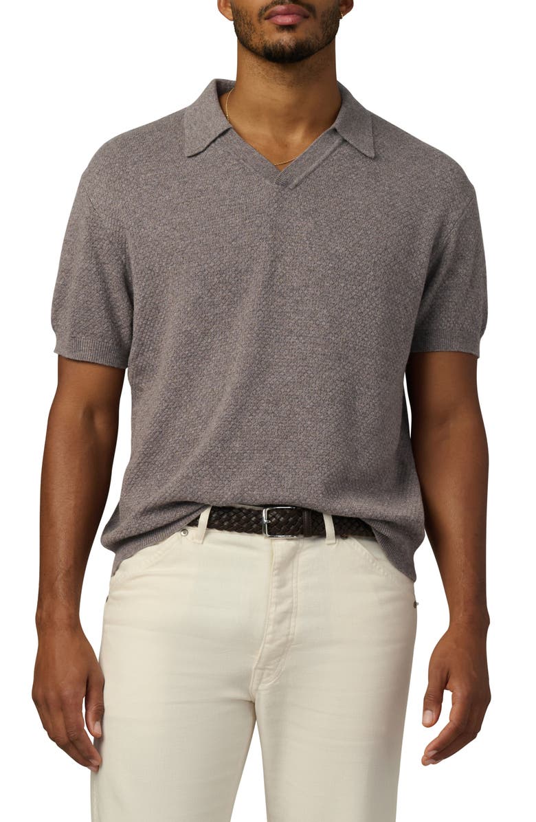 Joe's Johnny Collar Polo, Main, color, Mink