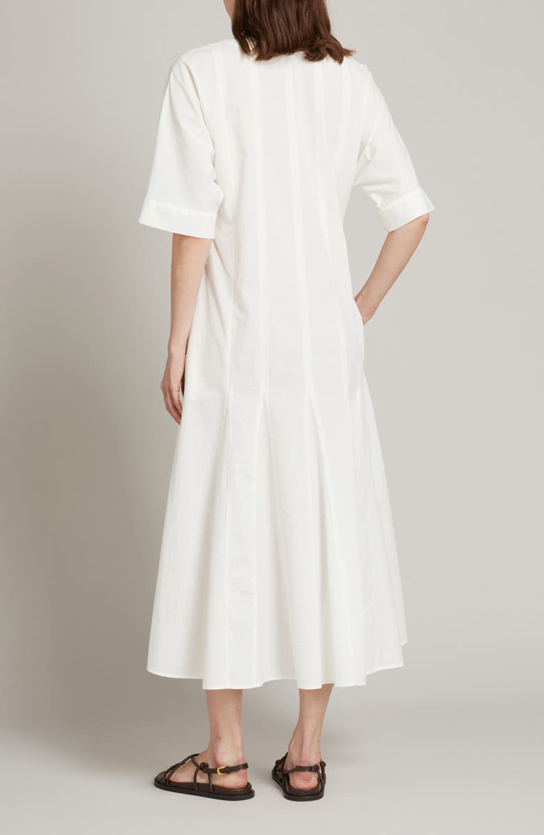MM by Max Mara Panino Cotton Maxi Dress, Alternate, color, Optical White