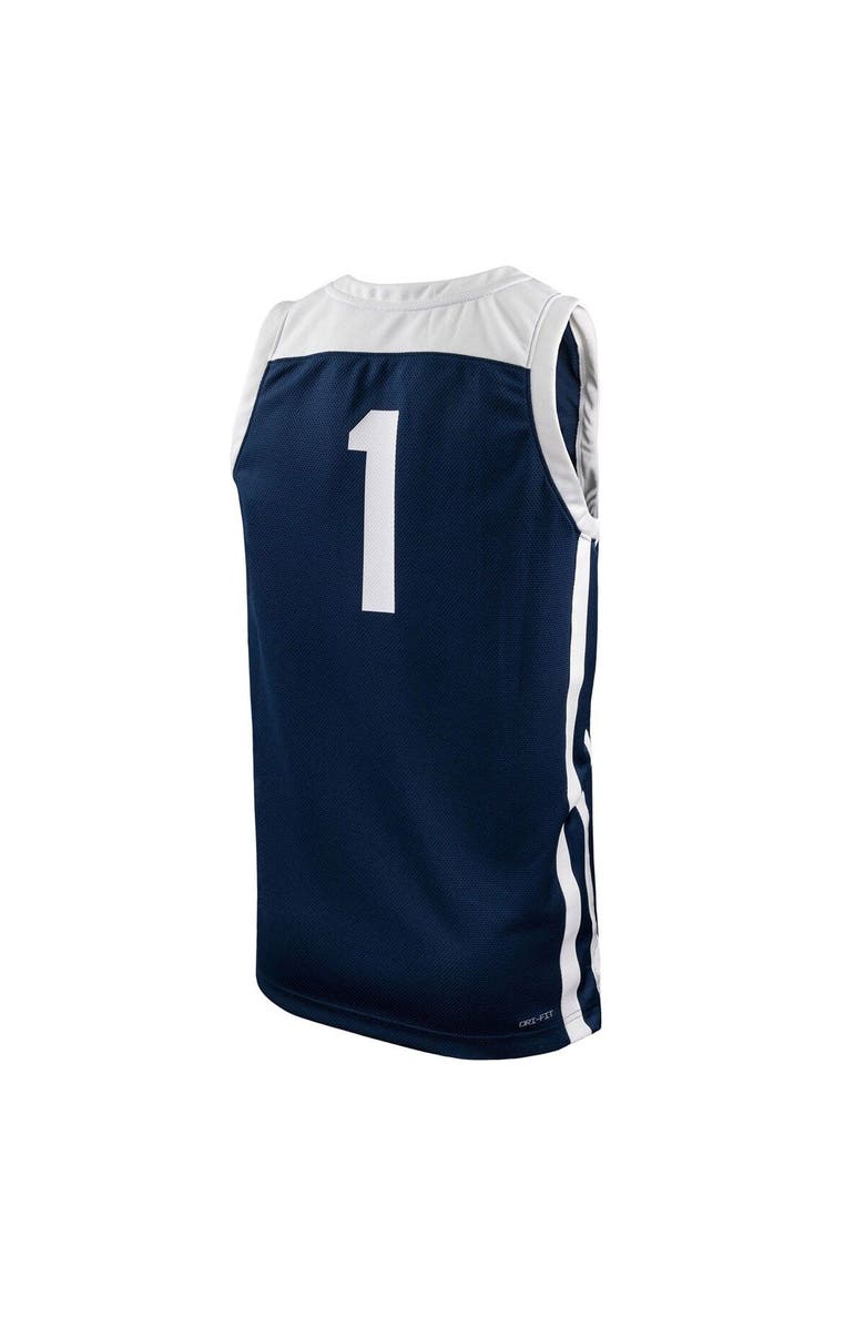 Nike Men's Nike #1 Navy Butler Bulldogs Replica Basketball Jersey, Alternate, color, Navy