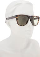 Gucci 57mm Square Sunglasses