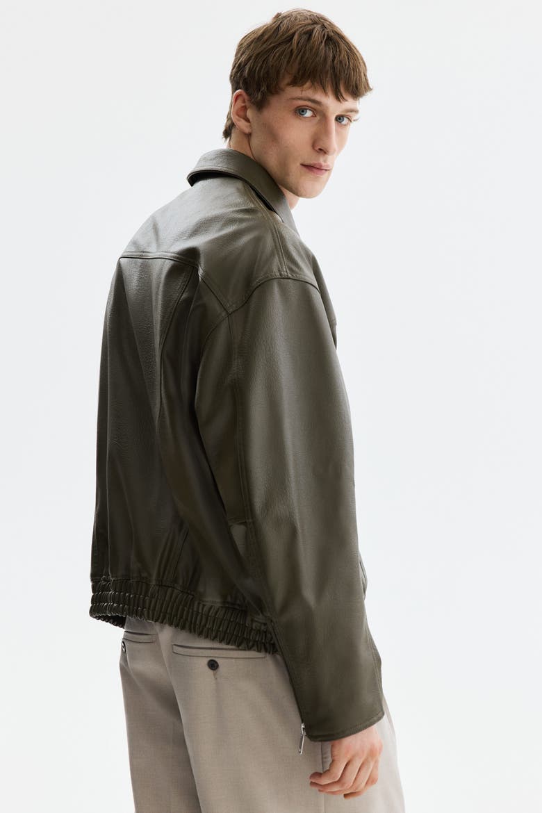 Coated Jacket, Alternate, color, Khaki green