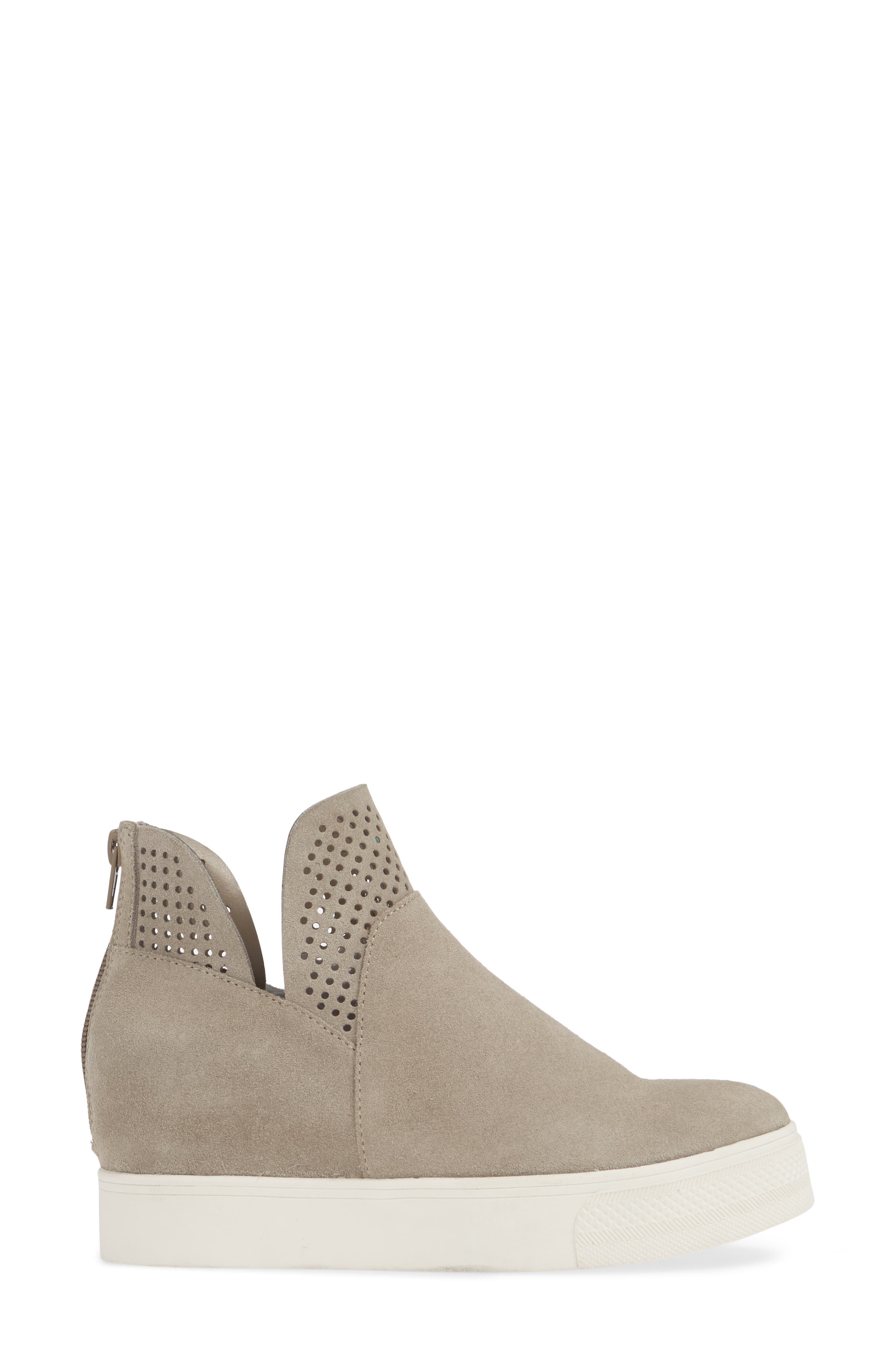 Winnie Sneaker Bootie, Alternate, color, LIGHT GREY SUEDE