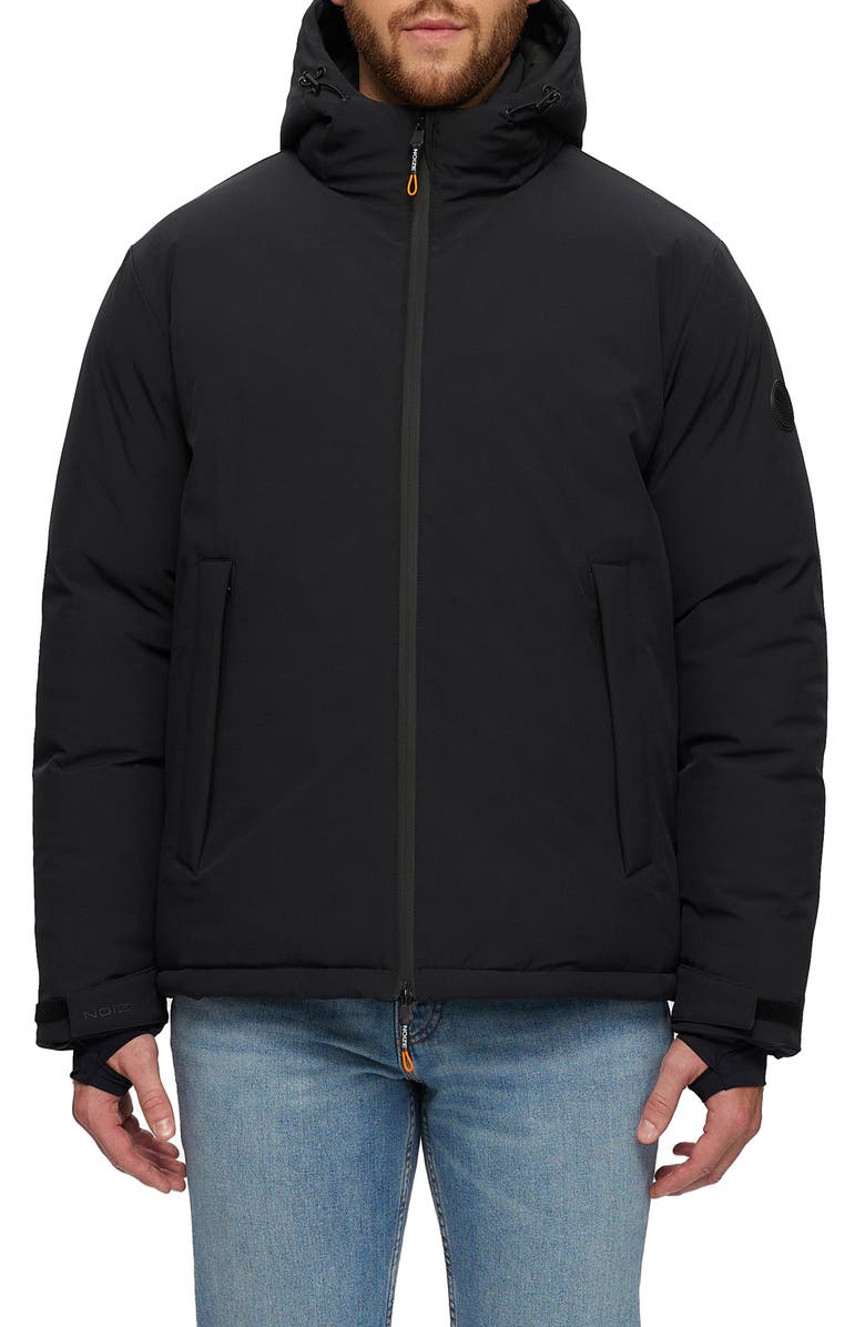 Noize Arturo Short Parka, Main, color, Black