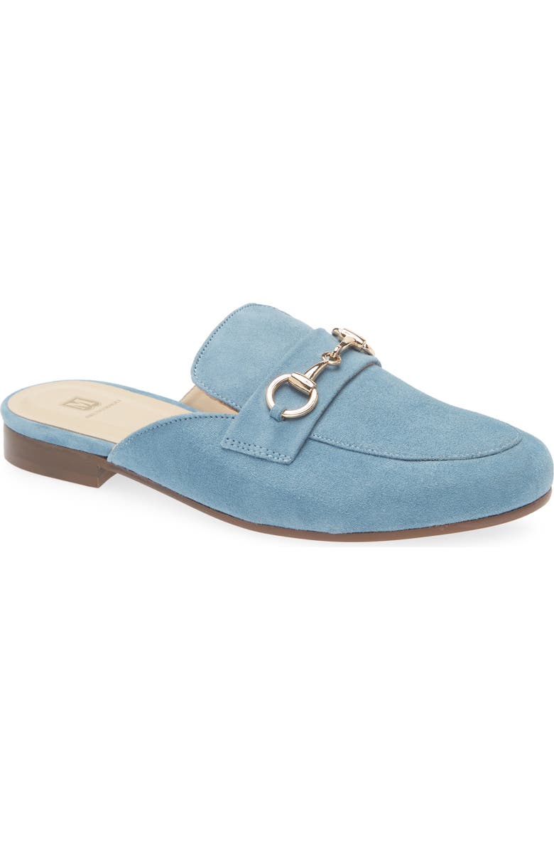Bruno Magli Dalia Bit Mule, Main, color, Light Blue Suede