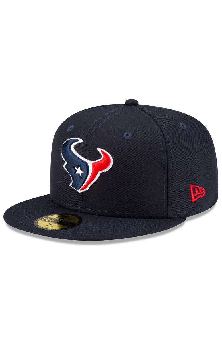 New Era Men's New Era Navy Houston Texans Basic 59FIFTY Fitted Hat, Main, color, Navy