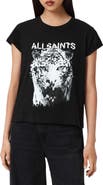 AllSaints Static Anna Cotton Graphic T-Shirt