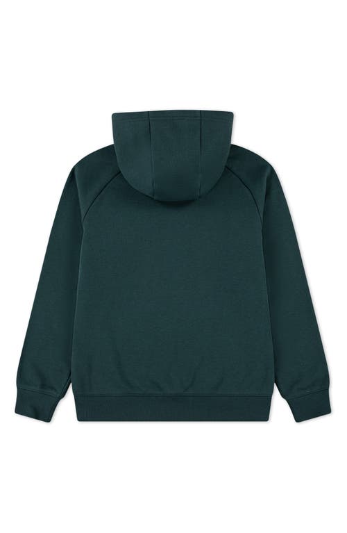 3 Brand Kids' Logo Hoodie In Green
