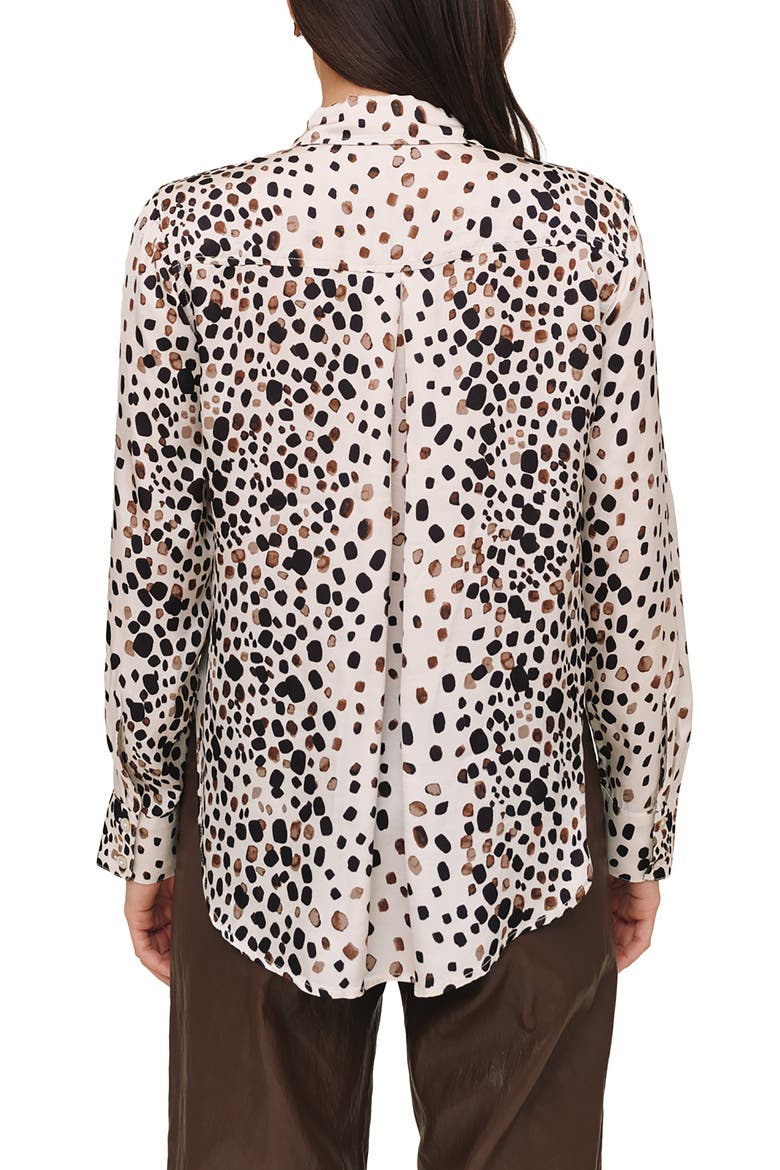 Painted Spots Woven Shirt, Alternate, color, PAINTED SPOTS PRINT